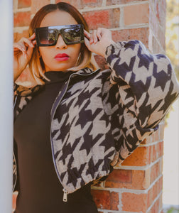 Houndstooth Classic Jacket